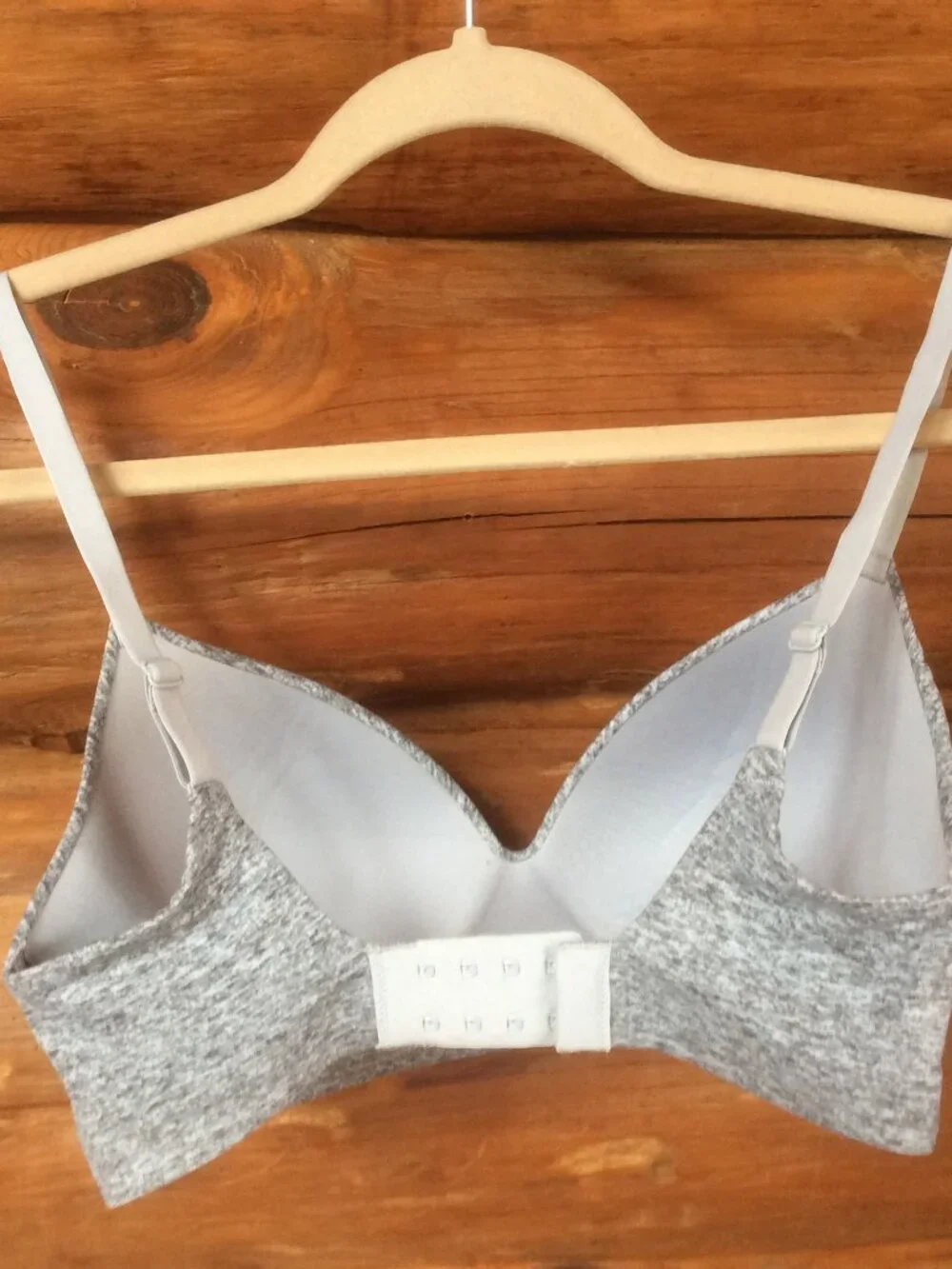 Soma Blurred Graphite Gray Enbliss Wireless Bra Size 34D - Picture 2 of 3